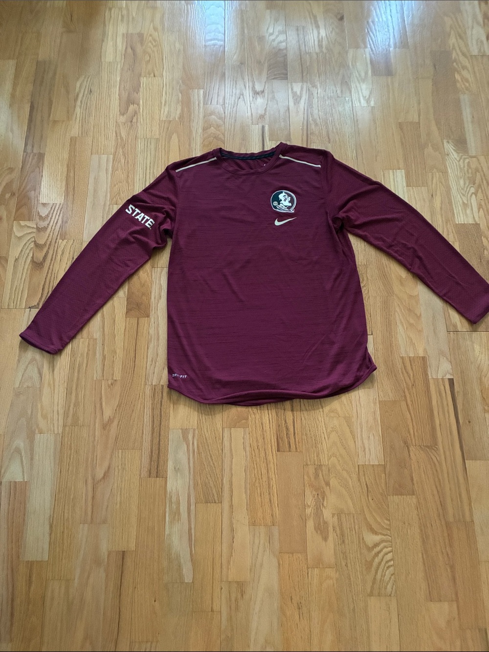Nike Men's Florida State Seminoles - Long-Sleeve Performance Shirt - Medium